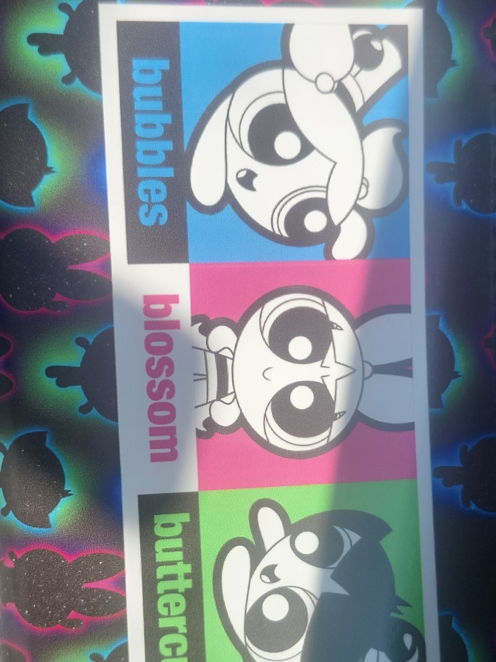 Powerpuff Girls Pop Art Sticker Panel - Bubbles Blossom Buttercup